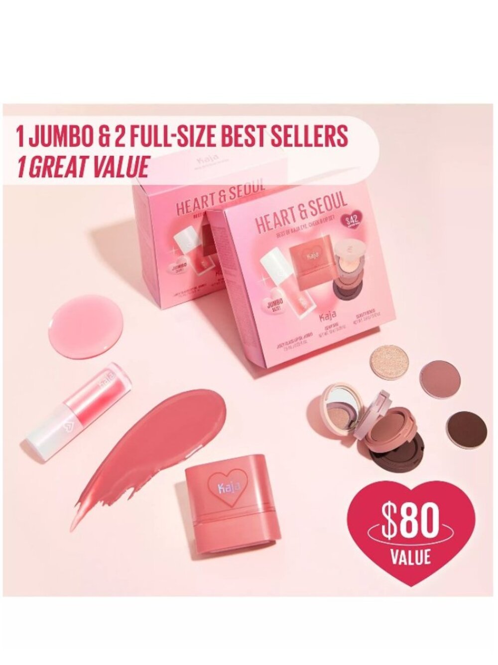 Kaja 3-Pc. Heart & Seoul Best Of Kaja Eye, Cheek & Lip Set
